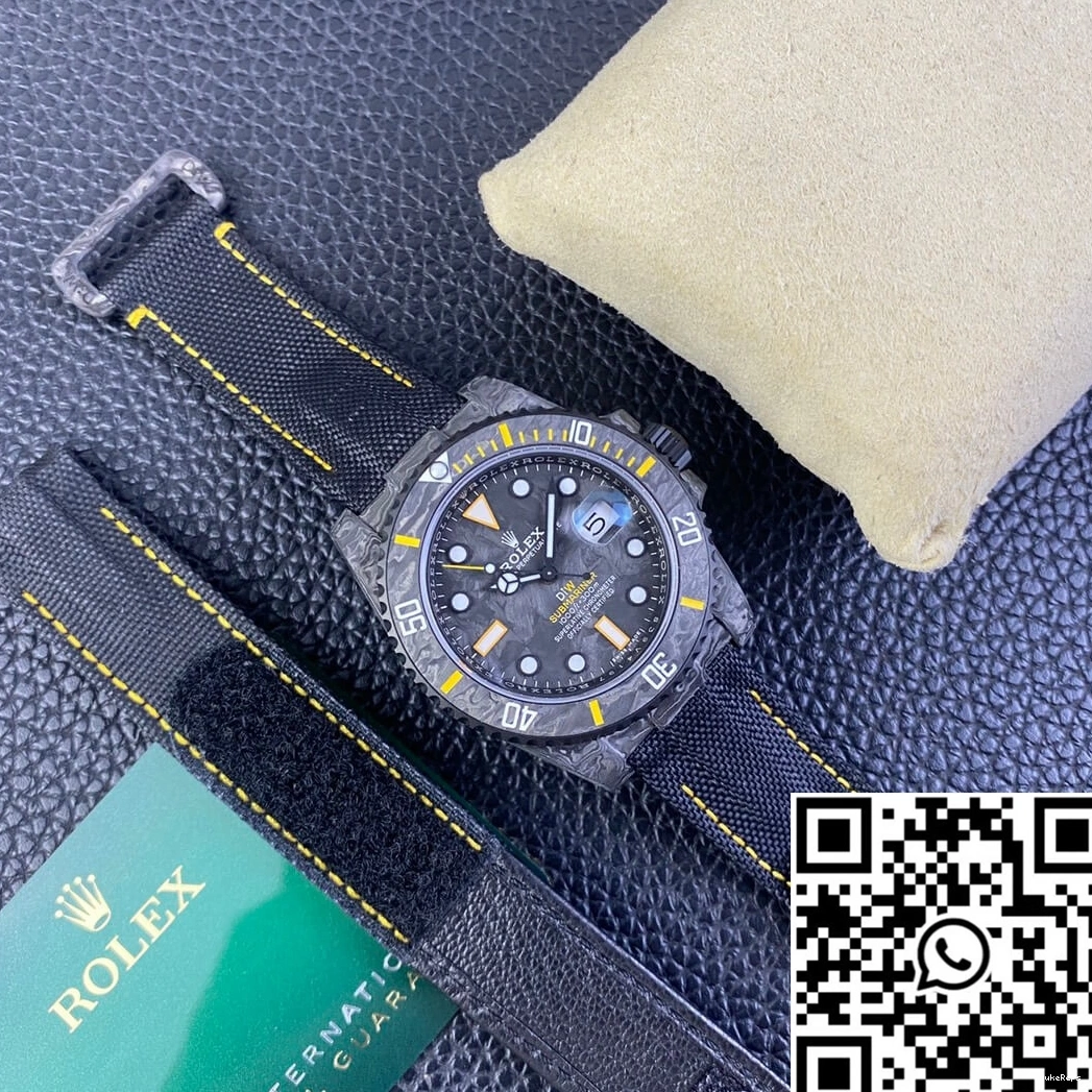 DIW Black Bezel Submariner Factory Fiber Rolex VS Carbon 1010